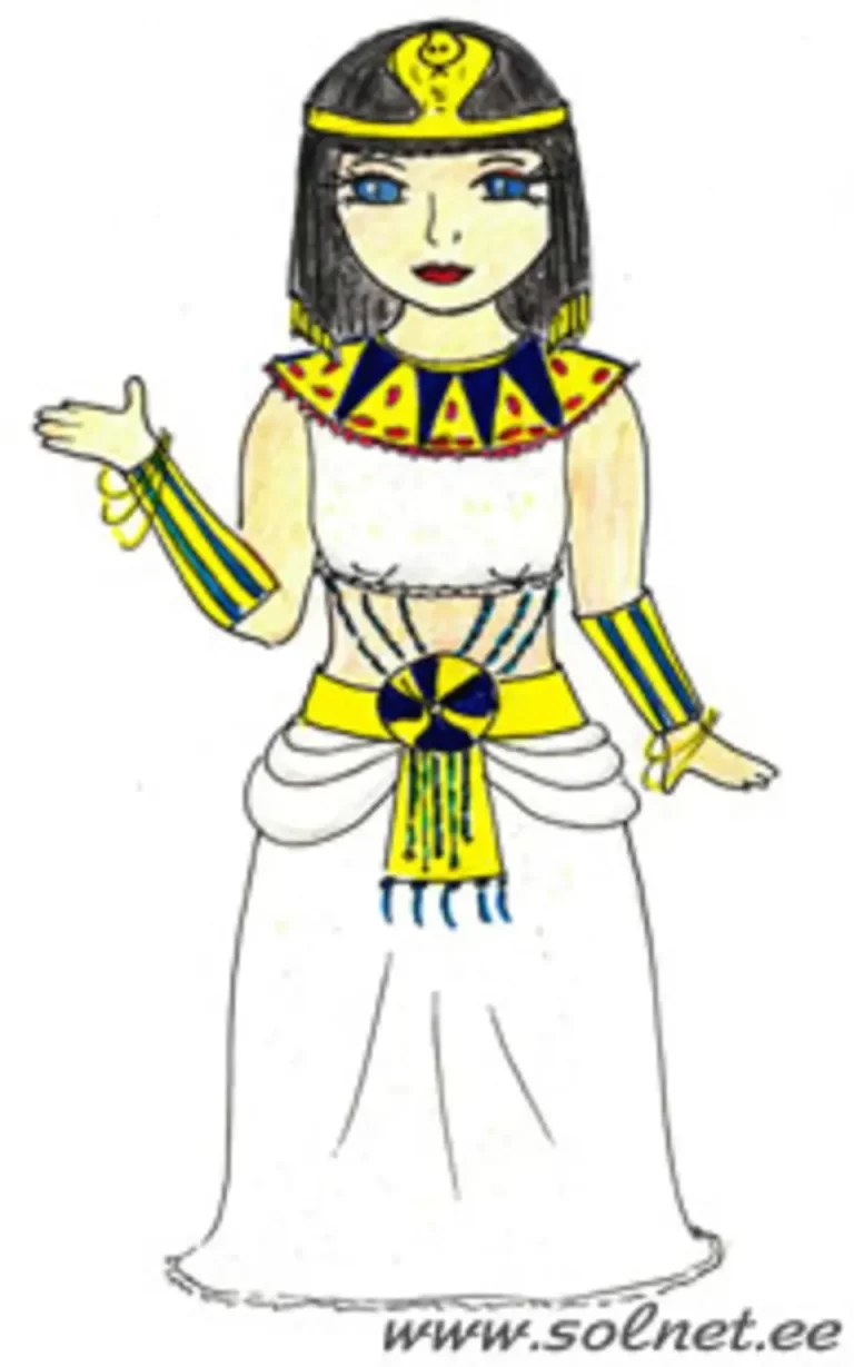 Королева египта нарисова