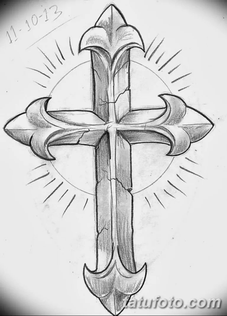 Искусство В Деталях: Красивый Рисунок Креста
