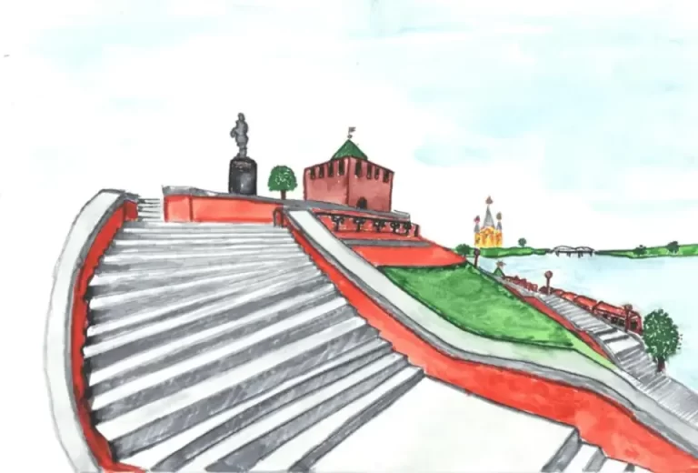 Детский Рисунок Нижегородского Кремля: Вдохновение И Творчество