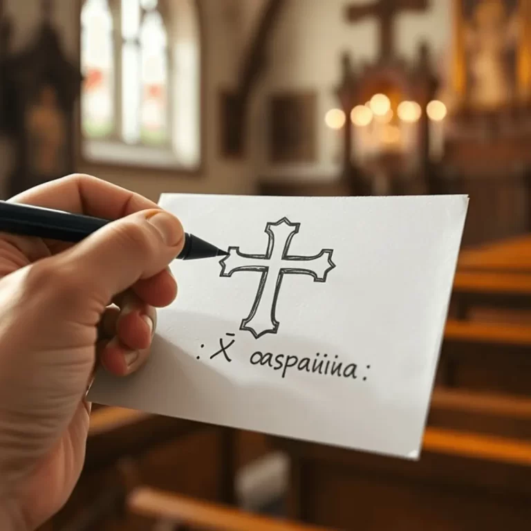 Как правильно рисовать крестик на записках в церкви: простая инструкция