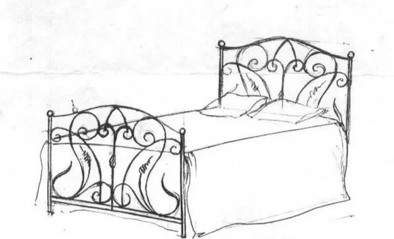 Кованые кровати эскизы