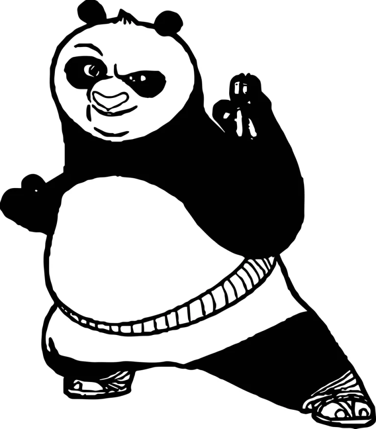 Искусство Кунг-Фу: Захватывающий Рисунок Панда
