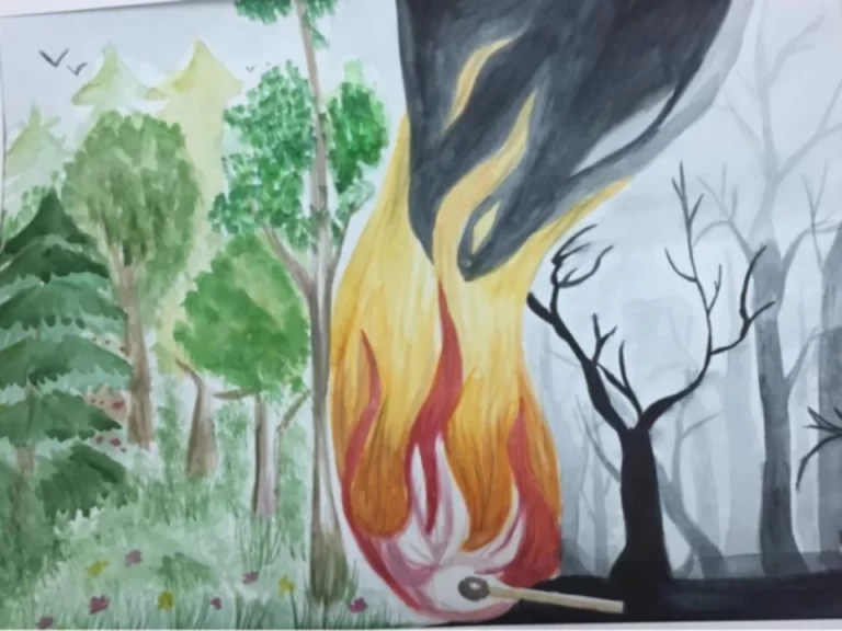 Рисунки на тему огонь