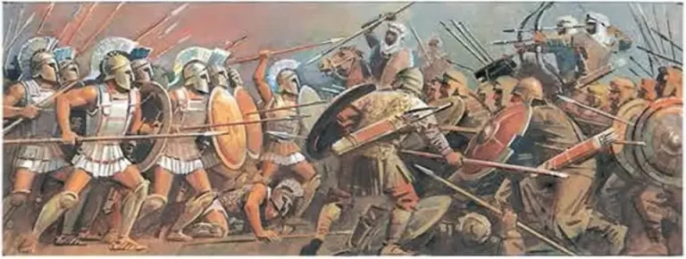 Искусство Марафонской Битвы: Впечатляющий Рисунок На Странице