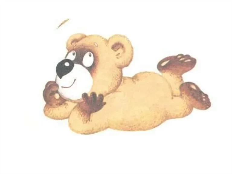 Искусство Природы: Уникальный Рисунок Медведя, Лежащего В Покое