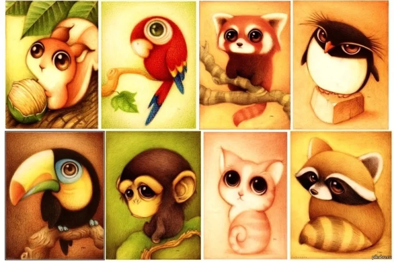 Животные Картинки Для Срисовки Карандашом: Идеальный Выбор Для Начинающих
