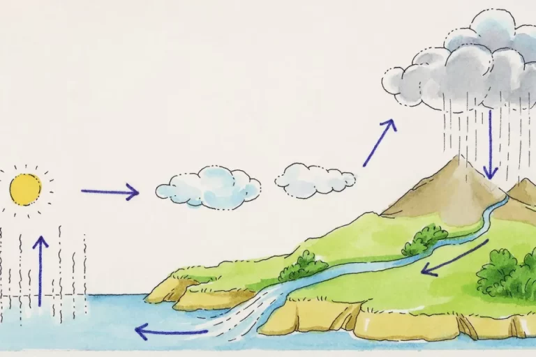 Мировой Круговорот Воды В Природе: Иллюстрация И Объяснение.