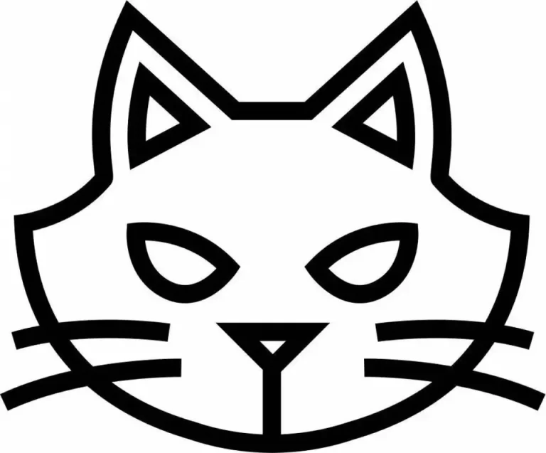 Логотип морда кошки