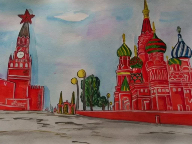 Творческий Взгляд На Московский Кремль: Искусство Карандашного Рисунка