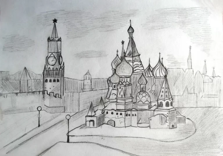 Рисунок кремля