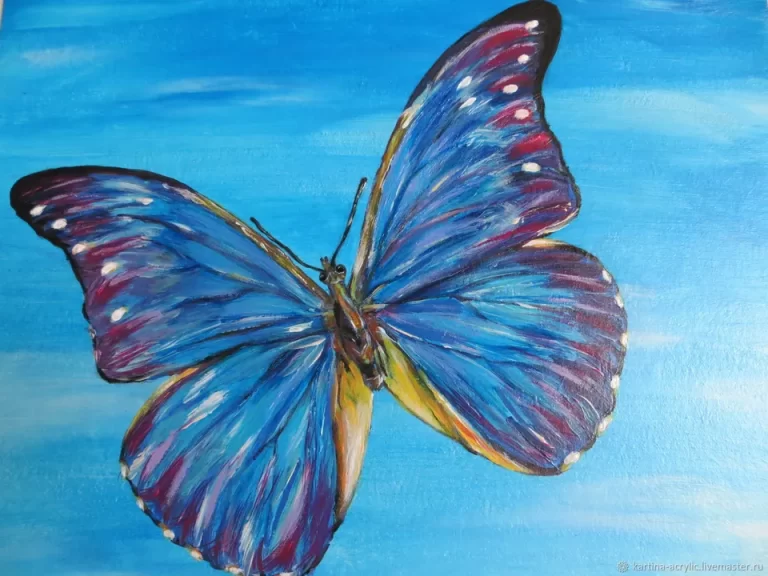 Искусство В Движении: Бабочка – Рисунок, Оживший Красками