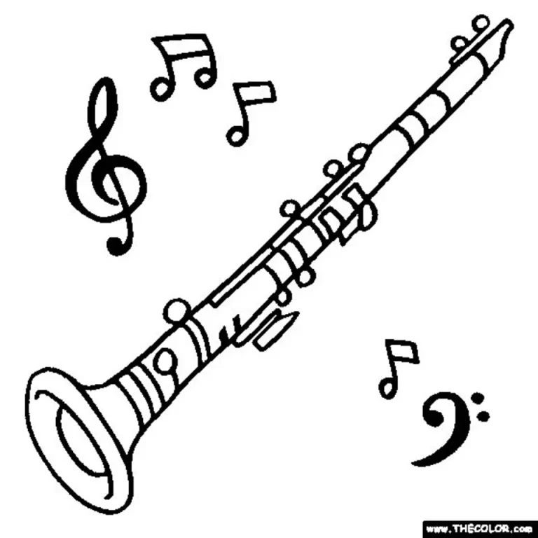 Флейта рисунок для детей
