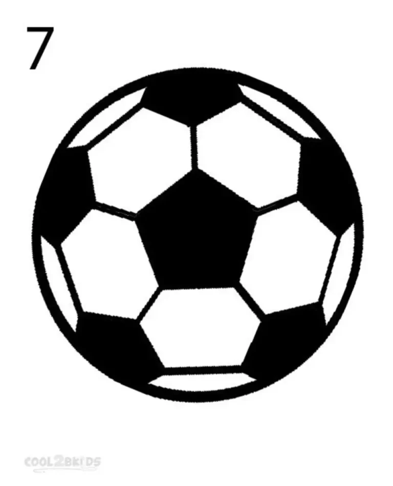 Трафарет футбольный мяч