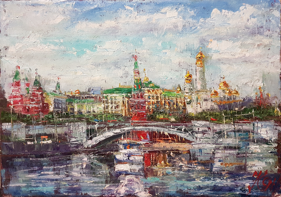 Картина москва