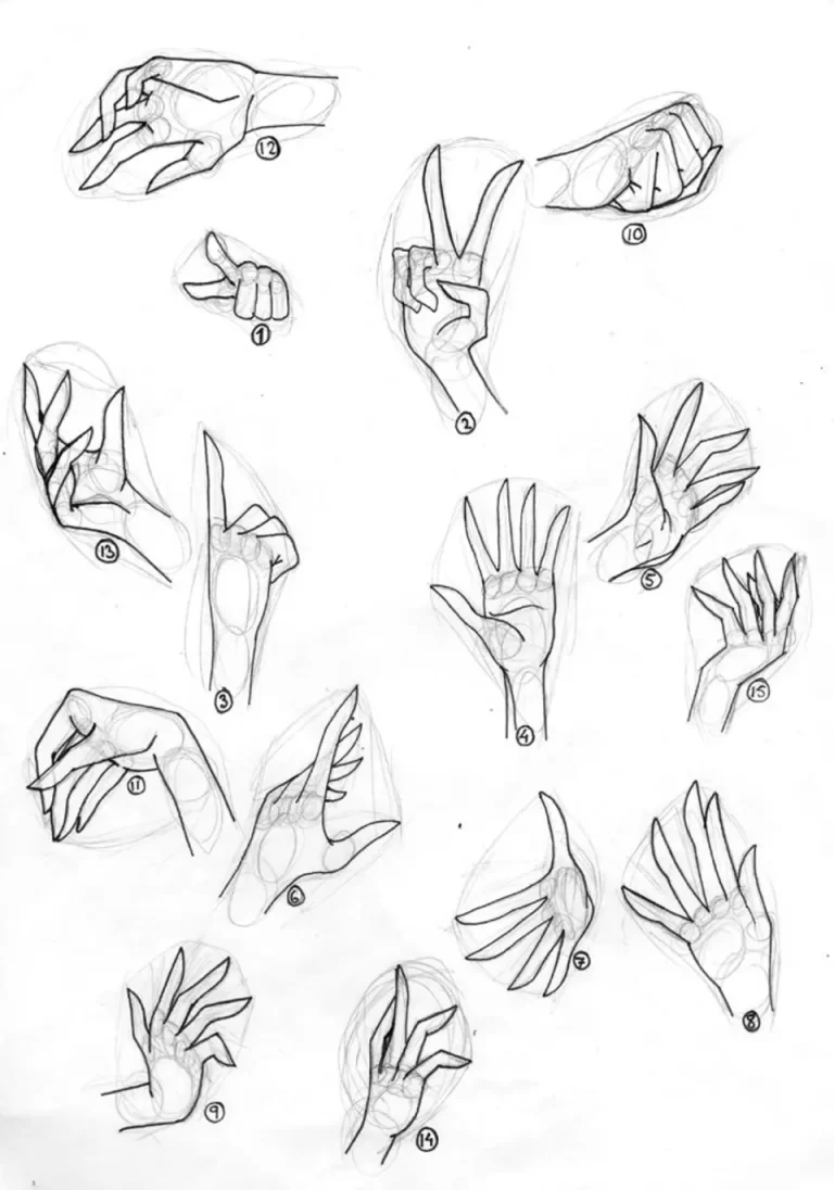 Искусство На Кончиках Пальцев: Рисунок Кисти Руки Человека