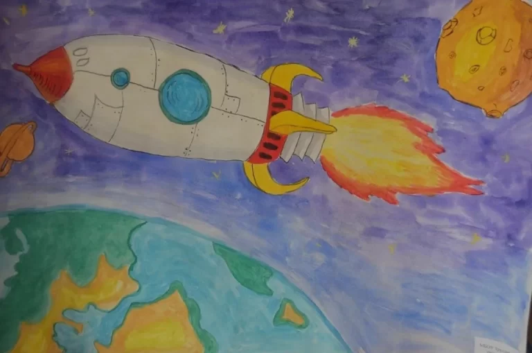 Исследуйте Космос: Учимся Рисовать Карандашом Для Детей