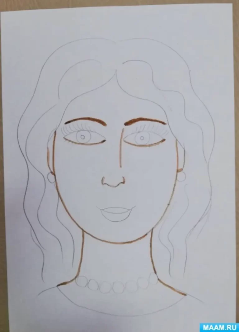 Уроки Рисования: Нарисовать Маму 3 Класс Карандашом