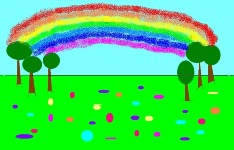 Рисование радуга