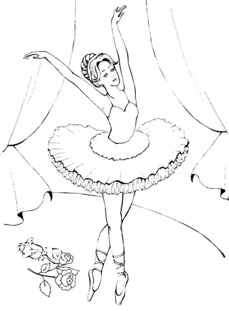 Рисунок балерина
