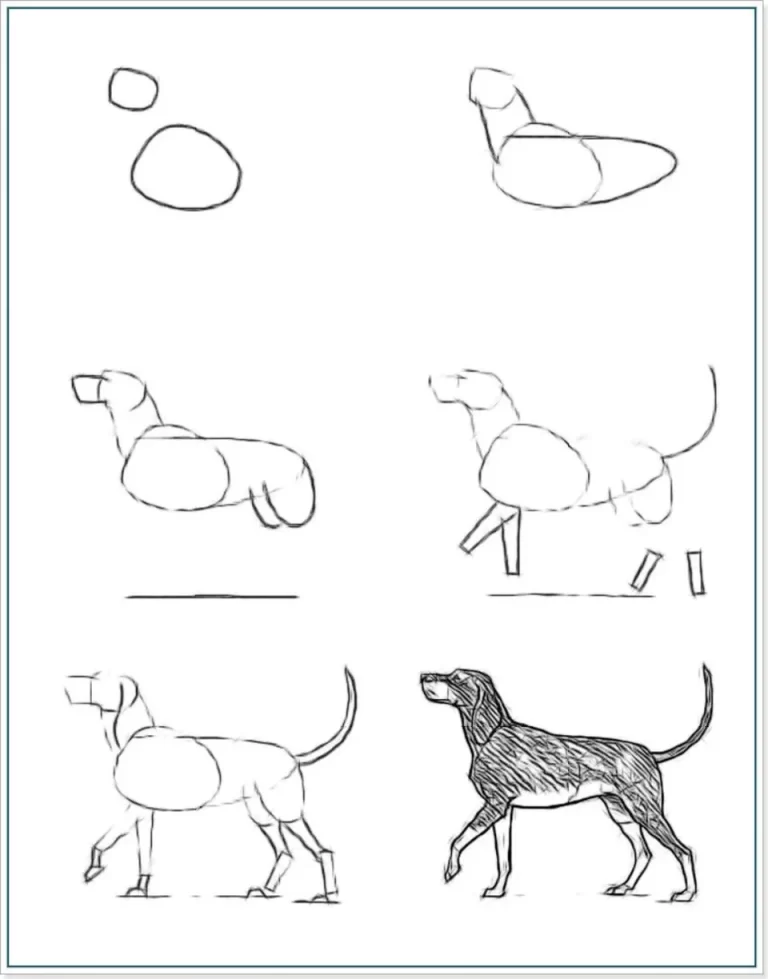 Изумительный Рисунок Собаки: Творчество Первоклассников Впечатляет