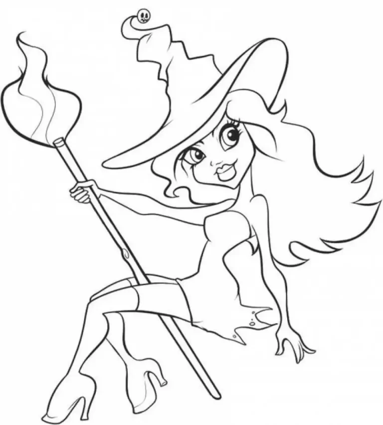 Искусство На Холсте: Нарисовать Ведьму С Магической Мощью