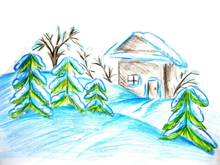 Искусство Зимы: Нарисуйте Зиму Карандашом