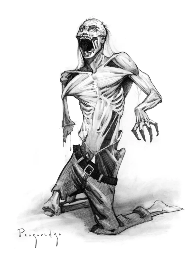 Искусство Оживляет Зомби: Как Нарисовать Жуткого Нежить