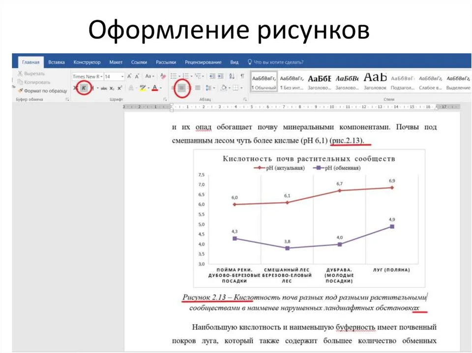 Ссылка на рисунок в курсовой пример