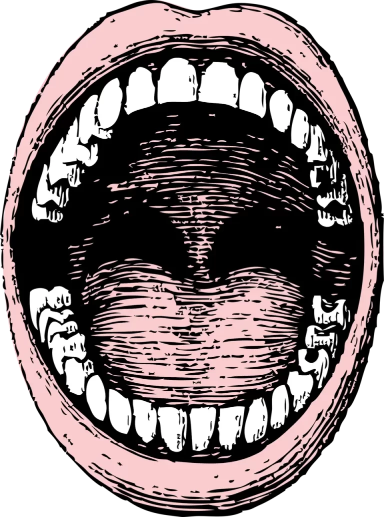 Рот человека рисунок