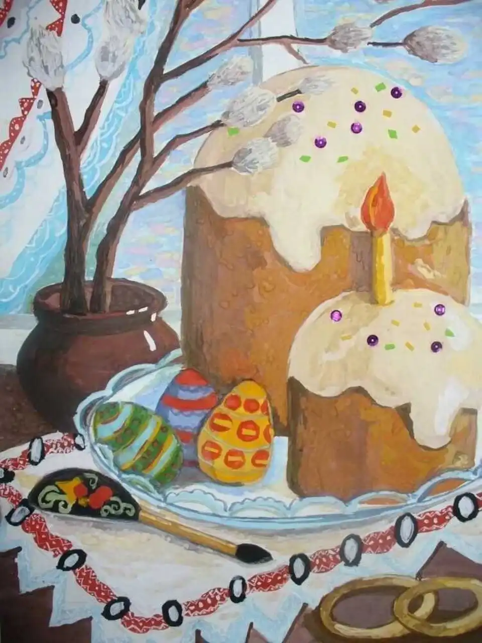 Рисунки на пасху красивые