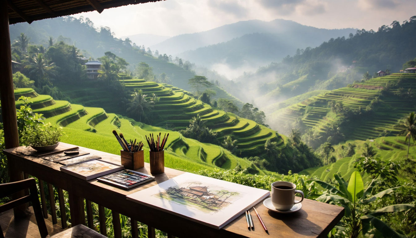 Почему Бали — идеальная площадка для творческого отпуска