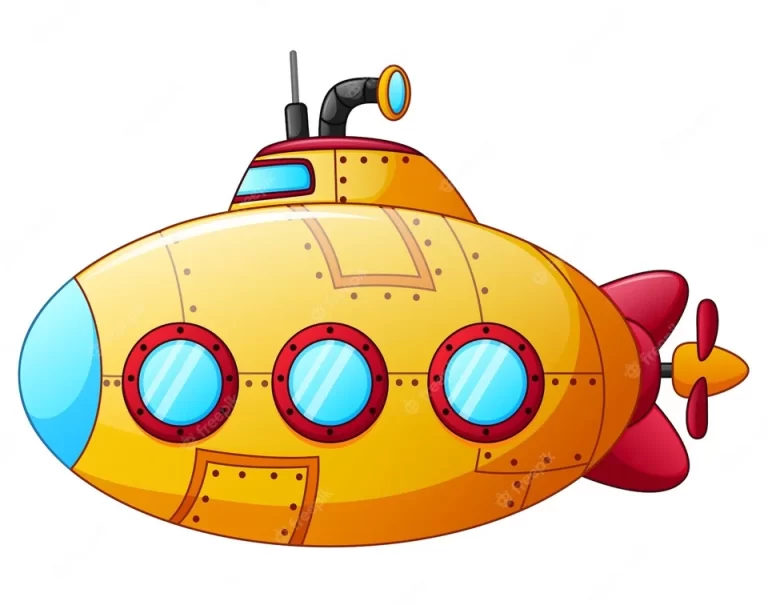 Подводная лодка мультяшка