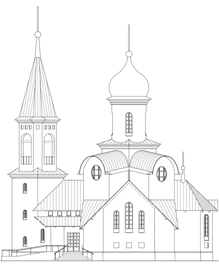 Удивительный Рисунок Православного Храма: Красота И Духовность