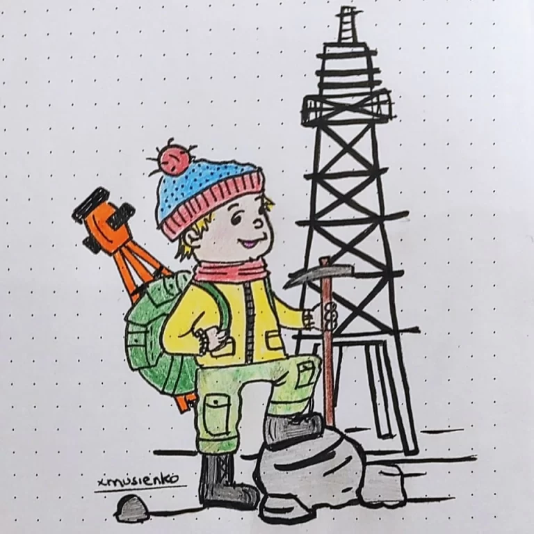 Захватывающий Детский Рисунок О Профессии Геолога: Вдохновение И Увлечение