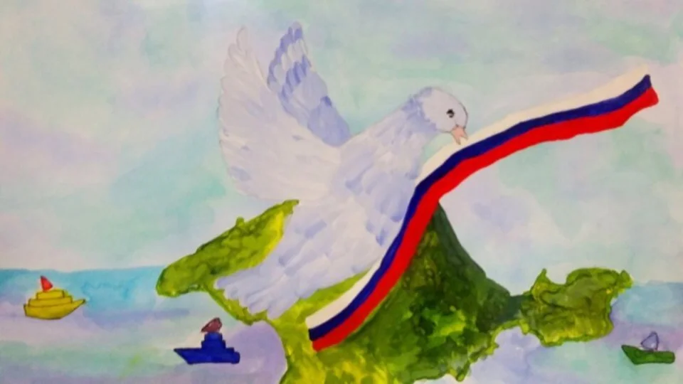 Рисунок крымская весна