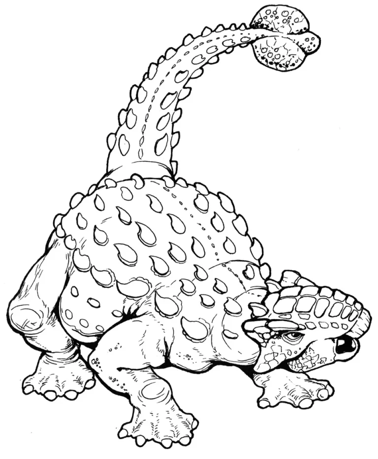 Раскрась Рисунок Динозавра: Веселое Занятие Для Детей