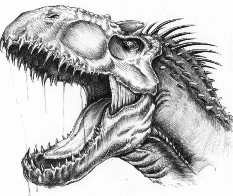 Загляни В Мир Динозавров Через Живописные Рисунки