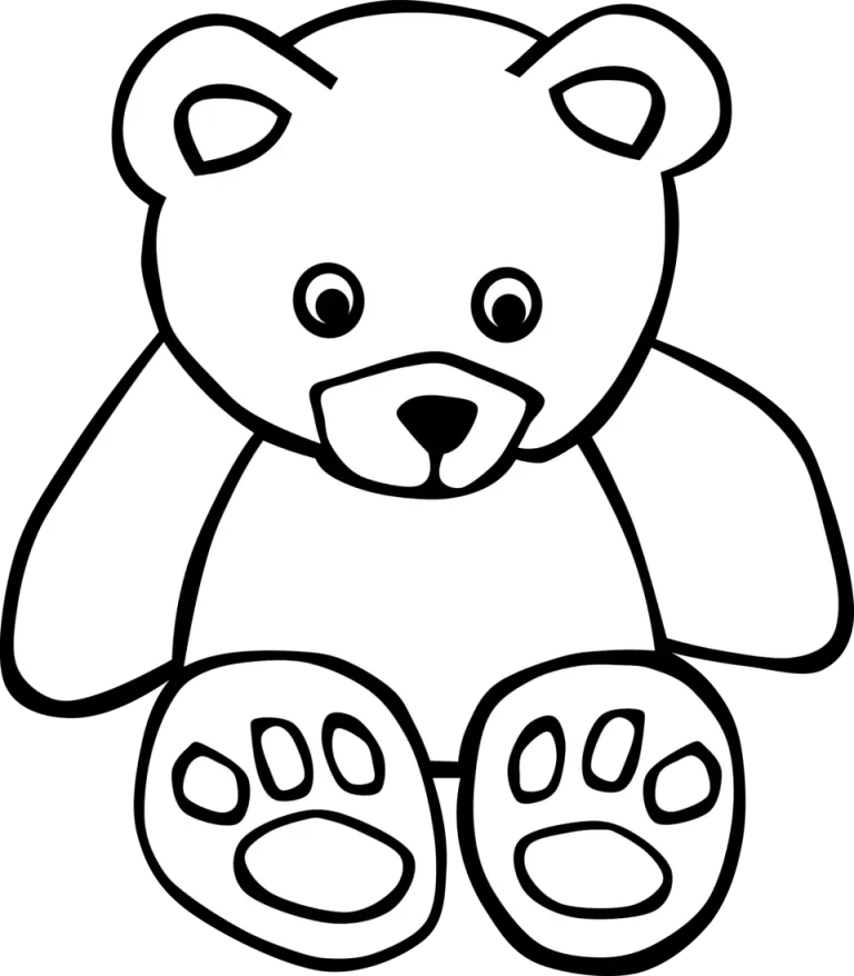 Очаровательный Рисунок Игрушки Медведя: Волшебство Детства На Бумаге