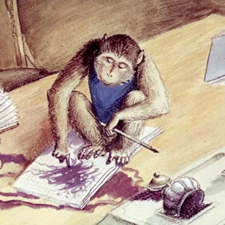 Про обезьянку житков иллюстрации