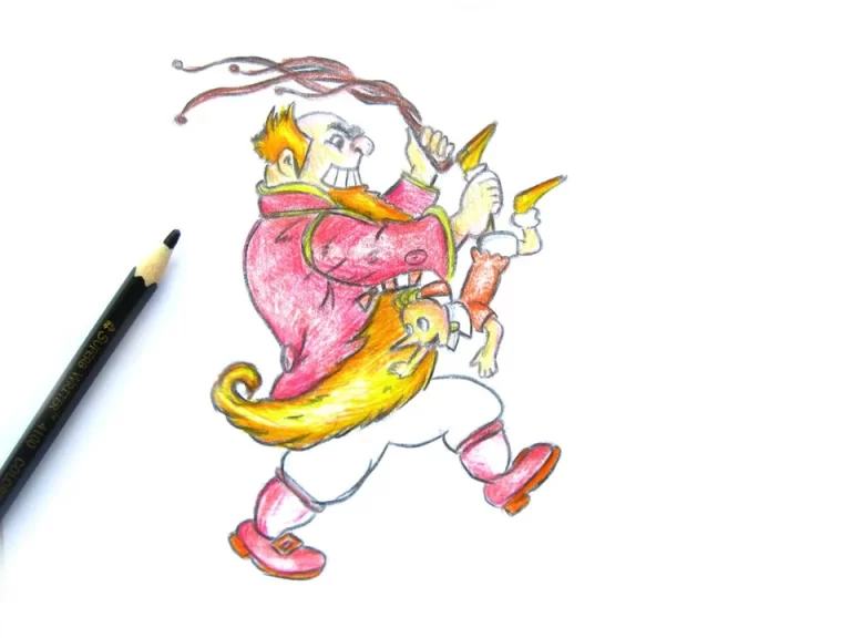 Золотой Ключик: Волшебный Рисунок К Сказке В 10 Словах