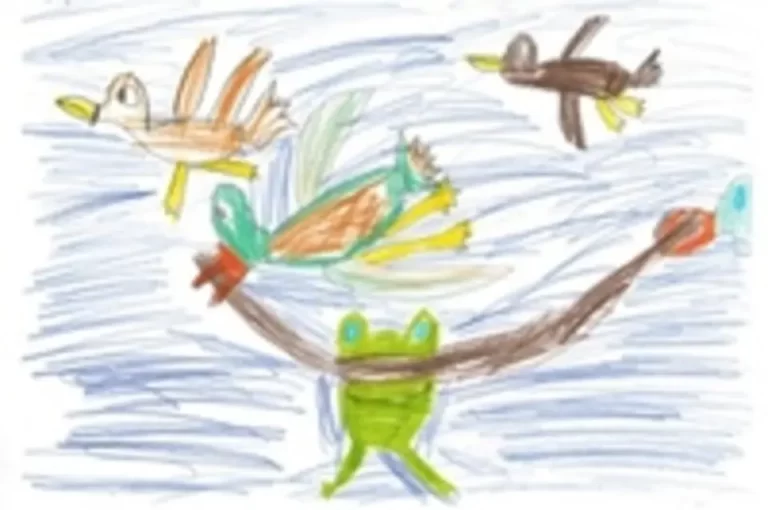 Рисунок Карандашом: Лягушка Путешественница В Удивительных Приключениях