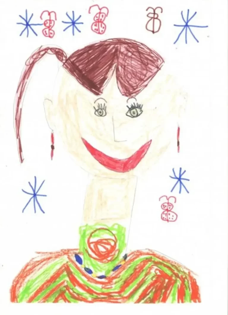 Портрет Мамы: Рисунок Карандашом Для Учеников 2 Класса