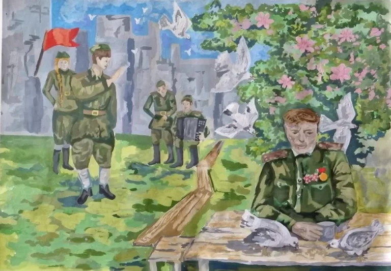 Отечественная война рисунок