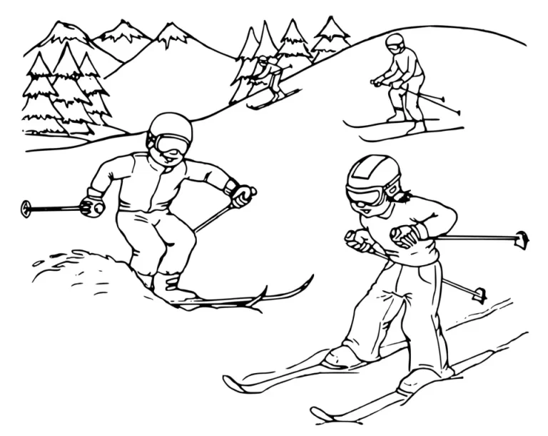 Искусство На Склонах: Рисунки, Посвященные Лыжному Спорту