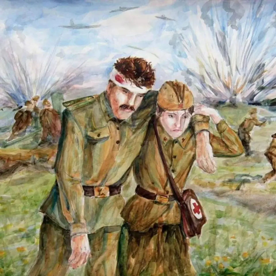 Рисунок на тему война