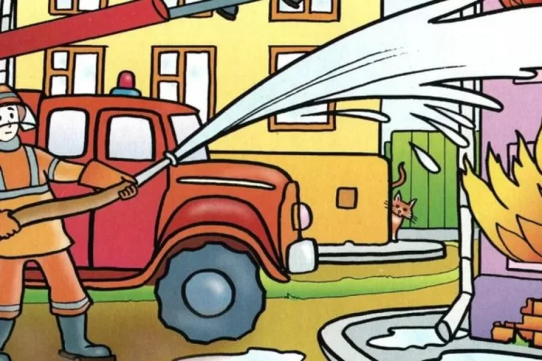 Пожарный Спасает Ребенка: Впечатляющий Рисунок И Героическое Действие