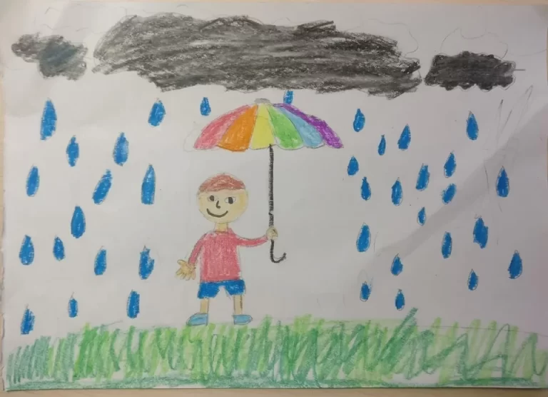 Оживи Свой День: Прекрасный Рисунок Дождливой Погоды