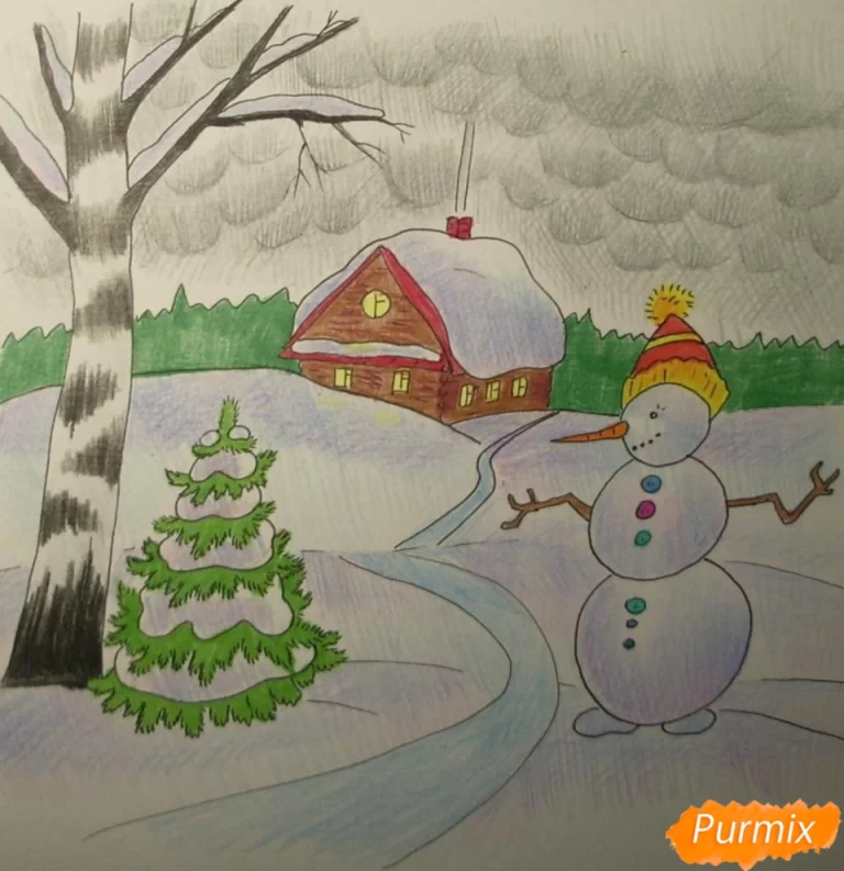 Легкие Зимние Рисунки Для Срисовки: Вдохновение И Творчество