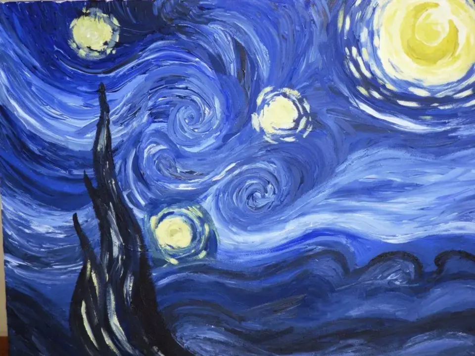 Картина звездная ночь