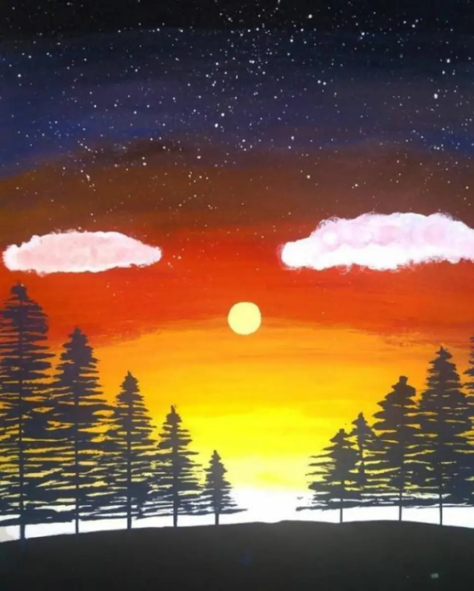 Рисунок вечер